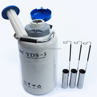 Stockage chimique sperme thermique stockage biologique vaccins échantillons yds conteneurs d'azote liquide petit calibre congélateur cylindrique