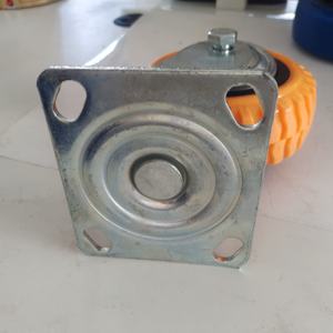 4 5 6 8 Zoll Hochleistungs-Pu-Universal rad häufig in die Rollen Last regale Flache Wagenräder Rollen - Product Image 5