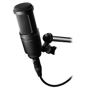 Microphone professionnel <span class=keywords><strong>AT2020</strong></span> avec qualité sonore de studio, microphone filaire pour enregistrement d'instruments et de podcasts - Product Image 3