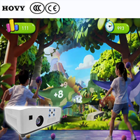 Projecteur interactif AR 4500 lumens laser, équipement de jeu de lancer de balles murales pour aire de jeux pour enfants, piscine à balles