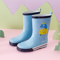 Bottes de pluie Wellington pour enfants, motif dinosaure mignon, imperméables, antidérapantes, séchage rapide, faible MOQ