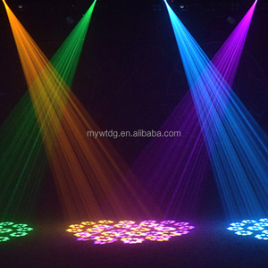 Top bán nhà máy bán buôn 100W Mini LED di chuyển đầu RGBW DMX512 phát ra 7 màu sắc + Ánh sáng trắng cho DJ câu lạc bộ đêm Disco - Product Image 6