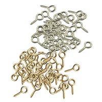 Mini vis à œillets, petit crochet, vis pour bijoux