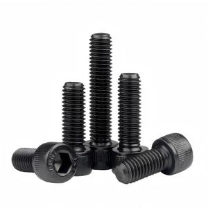 สกรูหัวหกเหลี่ยมสีดำ ยี่ห้อ Bibo Yaente รุ่น Black Hex Socket Head Cap Screws Allen Bolts ขนาด M6 M12 M14 M20 สกรูเกลียวเต็มสีดำ สกรูหัวหกเหลี่ยม - Product Image 2