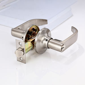 सुरक्षा आधुनिक बेलनाकार स्टेनलेस स्टील दरवाजा लॉक लीवर के लिए लॉक लीवर हैंडल - Product Image 5