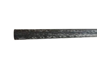 Perche télescopique en fibre de carbone CNER 5 mm, tube extensible verrouillable, personnalisation OEM en gros pour applications industrielles