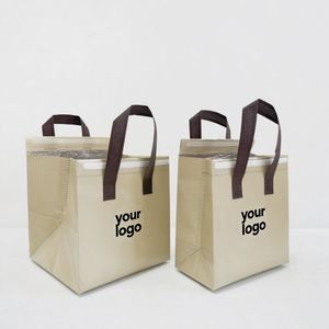 Custom Printed Logo Coolerful <b>Cooling</b> Takeaway Packaging <b>Bag</b> Coffee Insulated Thermal <b>Bag</b> Delivery <b>Bag</b> for Keep Cold - Product Image 2