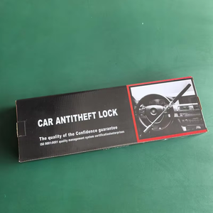 Bloqueo de Volante Retráctil Tipo <span class=keywords><strong>U</strong></span> para Automóvil, Antirrobo, con Llave de Acero - Product Image 5