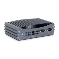 Máquina de control industrial de calidad superior con personalización OEM, ordenador integrado de mini PC industrial con puertos serie duales de 2, 2