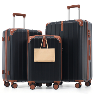 Ready Stock in USA Free Shipping 3-Piece Premium ABS Travel Luggage Set , 20, 24, and 28 Inch Support Dropshipping - Product Image 1