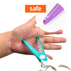 באיכות גבוהה נתיק <span class=keywords><strong>scissor</strong></span> ערכת ילדים ידנית תחרה מלאכה לסטודנטים פרויקטים - Product Image 4