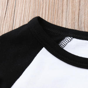 Proveedor Chino de Ropa Infantil al por Mayor, Conjunto de Ropa Interior de Algodón con Letras Bordadas y Manga Larga para Niños - Product Image 4