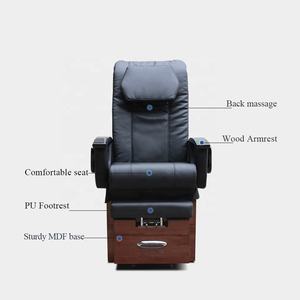 Großhandel Günstige Preis Moderne Schönheit Nagel Salon Möbel Holz Basis Keine Sanitär Fuß Spa Maniküre <span class=keywords><strong>Massage</strong></span> Pediküre Stuhl - Product Image 3