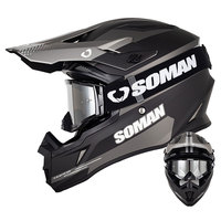 Casque de motocross SOMAN MX tout-terrain, casque de moto, casque de VTT, casque de descente pour hommes, casques intégraux pour le cyclisme en montagne