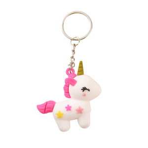 Kpop Mini Tumbler cao su <span class=keywords><strong>PVC</strong></span> Kawaii Dễ thương Unicorn Móc khóa móc chìa khóa quyến rũ acssesoriess cho trẻ em túi - Product Image 5