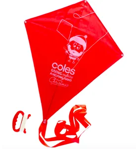 OEM/ODM LOGO Commercial Promotion Weifang Kites For Adults Drawing Diamond Custom Kites Teaching Publicity Kite
