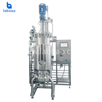LABOAO Bioréacteurs mécaniques à agitation supérieure en acier inoxydable, Fermenteur à cuve chauffée et agitée pour la culture microbienne