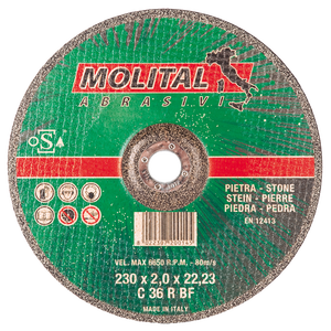 Disque de coupe fin en marbre Ø 230x2.0mm pour une utilisation efficace des outils de tournage - Product Image 1