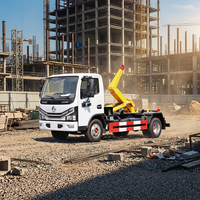 Mécanisme de bras télescopique hydraulique Dongfeng pour le transport de déchets résidentiels urbains