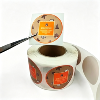 Étiquette personnalisée autocollante écologique résistante à la chaleur pour bouteilles alimentaires, autocollant en papier imperméable pour sauce au poivre, confiture, miel