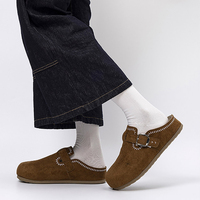 Sandales mules rétro pour hommes de l'usine de Wenzhou, à bout fermé, légères, à enfiler, décontractées, pour l'été, OEM, RTS, faible MOQ
