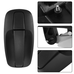 Poignée de porte arrière pour Renault Trafic 01-08, noire, gauche/droite, compatible, en plastique, numéro de pièce 8200283010 - Product Image 3