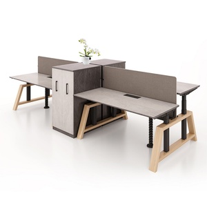 Popular Hot Sale Height Adjustable Standing Intelligent L Shape <b>Office</b> Home Executive Workstation Furniture Desks <b>Table</b> - Product Image 1