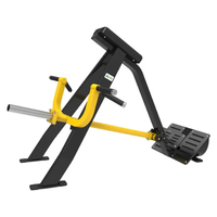Machine à flexions de jambes debout professionnelle, pour le renforcement des ischio-jambiers, à charge de plaques