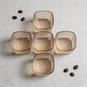 แก้วน้ำทำมือแบบแตก ชุด 6 ใบ แก้วเป่ามือโดยช่างฝีมือท้องถิ่น |   คาลิส - Product Image 3