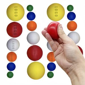 Balle anti-stress en mousse PU avec logo personnalisé - Rebond lent, anti-pression, pour le bureau et les cadeaux promotionnels - Jouets anti-stress en gros - Product Image 2