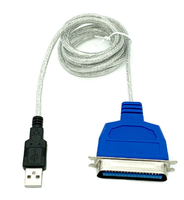 Cable USB a Puerto Paralelo 1284 para Impresora, Cable USB a Impresora, Cable de Conversión USB para Impresora Matricial
