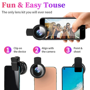Objectif Universel 2 en 1 "Top Vente" avec Logo OEM – Grand Angle 0.45x et Macro pour Appareil Photo Mobile, Prêt à Expédier - Product Image 3
