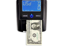 Détecteur multi-devises portable Machine de comptage de devises multinationale de billets de banque Analyseur de détection d'argent