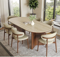 Meilleures ventes : Ensembles de tables et chaises de salle à manger en bois massif nordique personnalisés, meubles de salle à manger pour la cuisine, le restaurant et l'usage domestique