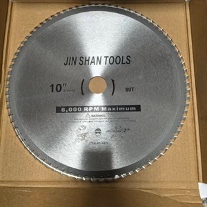 Jin Shan Tools 10 In Circular Saw Blade 80T Wood Cutting Industrial Grade - Product Image 4