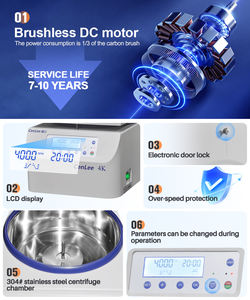 Cenlee4K Hot Selling Low Speed Centrífuga 24x10ml bancada centrífuga máquina - Product Image 5