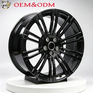 Rines Monobloque Forjados de 19-22 Pulgadas 5x120 (5x4.72) Negros para B-W-M Serie 5, <span class=keywords><strong>Jaguar</strong></span>, Range Rover, Rines Personalizados de Lujo - Product Image 1