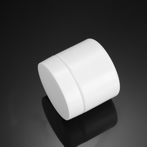 White <b>Plastic</b> <b>Bottle</b> 50ml 47mm Wide Mouth Screw Cap Cosmetic Jar <b>Empty</b> Container Cylinder Shape Universal Lid - Product Image 3