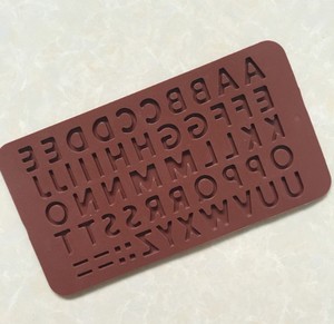 도매 식품 학년 비 스틱 실리콘 영어 편지 초콜릿 금형 - Product Image 4