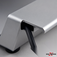 Support iPad personnalisé à cadre fixe en aluminium magnétique, support de tablette Pro, prix usine, station d'accueil magnétique personnalisée pour tablette avec connecteur Pogo Pin