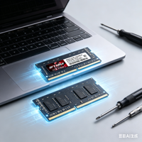 Mémoire RAM DDR4 4 Go pour ordinateur portable, DDR4 4 Go 2400 MHz 2133 MHz 2666 MHz SODIMM, mémoire pour ordinateur portable 1,2 V PC4-21300, alimentation OEM