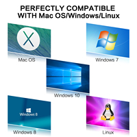 Convertidor VCOM USB Tipo A a Disco Duro de 2.5" SSD HDD de 22 Pines, Cable USB 3.0 a SATA III de 22 cm para Almacenamiento de Datos a 5 Gbps