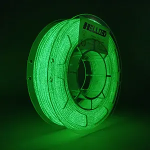 Hello fornecedor 3d atacado fogo pla lanterna filamento pla luminoso 1.75mm brilha no escuro filamento 3d