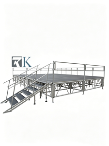 Aluminum Stage Portable Stage Mobile Performance Music Stages Platform Wedding Plywood Stage - Product Image 2