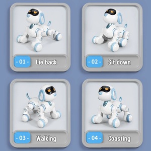 Jumon Nuevo Perro Robot Inteligente con Control Remoto, Programable, con Sensor Táctil en la Cabeza, Camina, Baila con Música y Luz, Juguete RC, Robot Mascota - Product Image 3