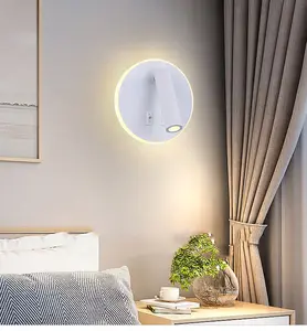 โคมไฟติดผนัง LED แบบปรับได้11W 13W สำหรับอ่านหนังสือในห้องนั่งเล่นข้างเตียง