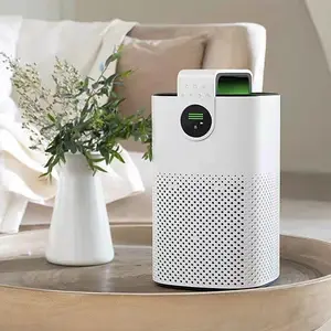 Portable Activated Carbon Hepa H13 Pm 2.5 Potable Anion Air Purifier With Uv Lamp