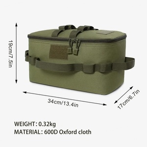 Bolsa de Almacenamiento para Tanque de Gas para Acampar al Aire Libre, Bolsa de Herramientas para Clavos de Tierra de Gran Capacidad, Bolsa para Kit de Utensilios de Cocina para Picnic - Product Image 2