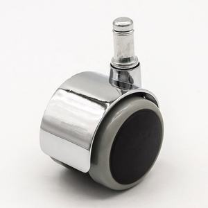 Moderne 2-Zoll-Chrommöbelrollen <span class=keywords><strong>50mm</strong></span> Bürostuhl Lenkrad mit Bremse für Wohnzimmer Krankenhaus & Schule - Product Image 1