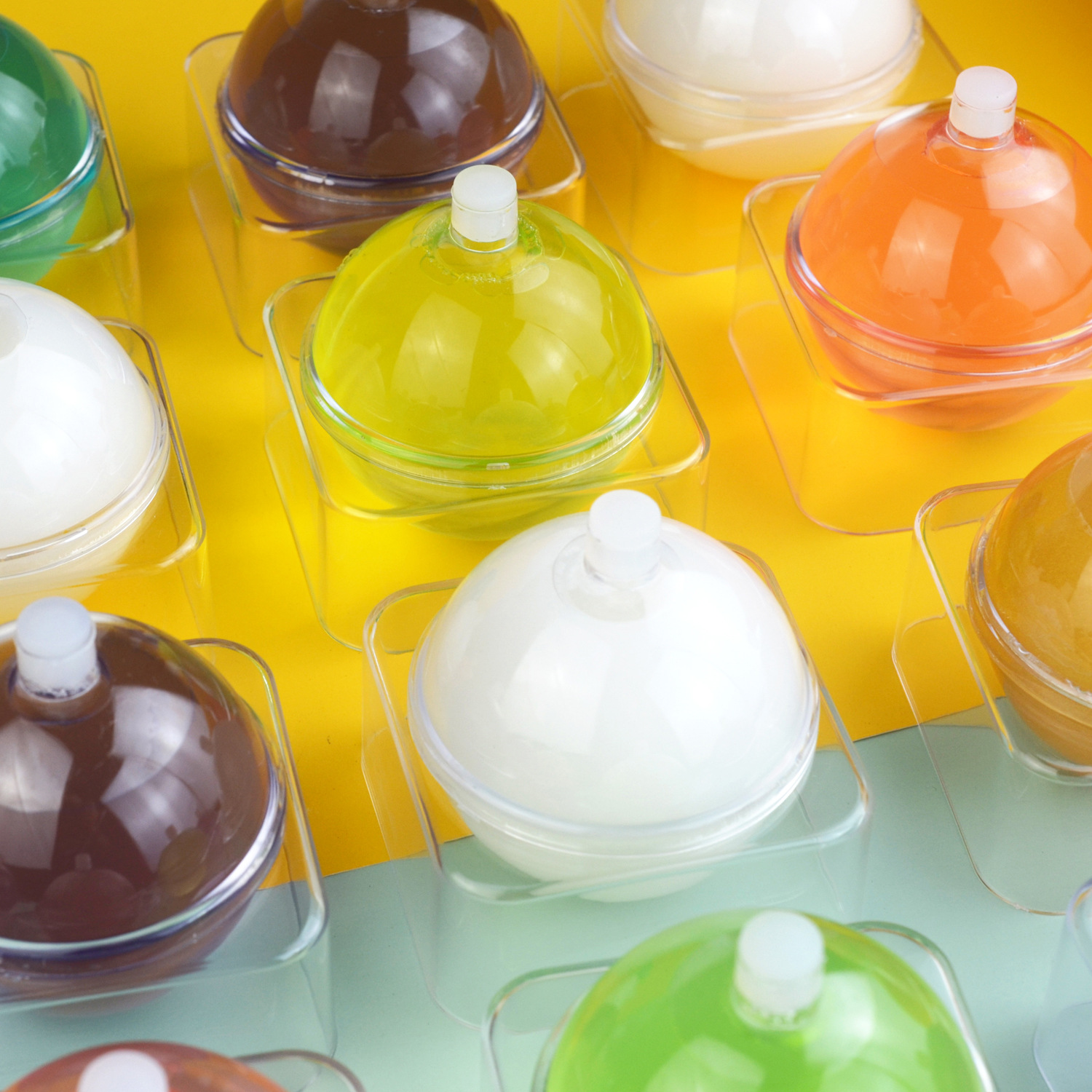 100 г 100% натуральное глубокое очищение увлажняющее Отбеливающее аминокислота 24K золото ручной работы кристаллическое желейное мыло с шариками